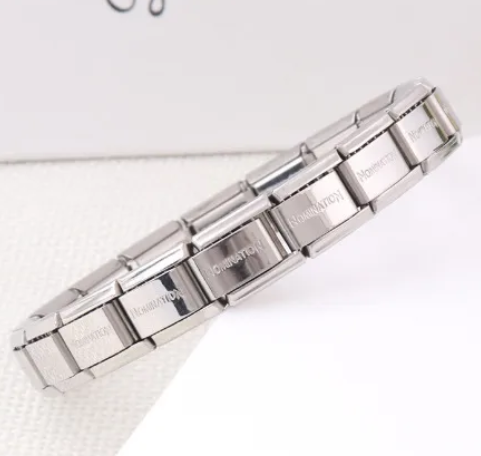 Pulsera italiana plateada.