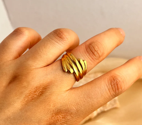 Anillo líneas, ajustable.